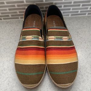 •Patara Phuket Seeker Mens Size 12 Canvas Casual beach Slip On Loafers Shoes